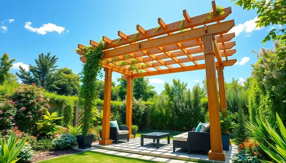 Do it yourself: Eine Pergola zum Selberbauen für deinen Garten