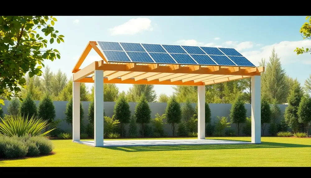 Nachhaltige Energiegewinnung: Die Pergola mit integrierter Photovoltaik