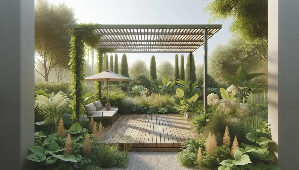 Perfekter Schutz vor Sonne: Pergola mit Sonnensegel