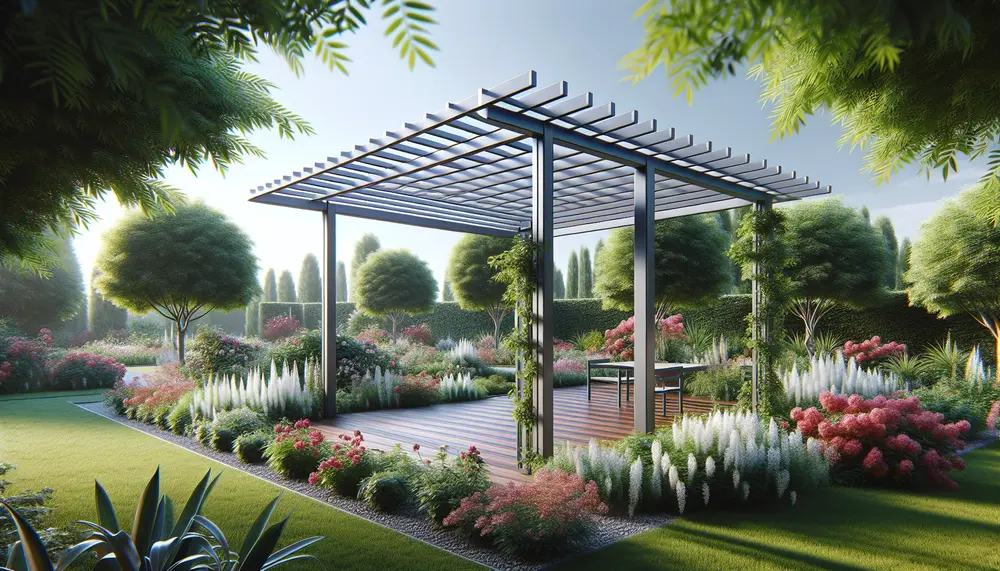 Pergola aus Kunststoff: Pflegeleicht und wetterbeständig