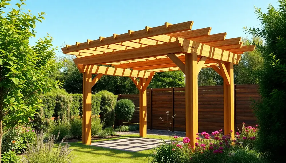 Pergola aus Lärchenholz: Natürlichkeit und Eleganz für Ihren Garten