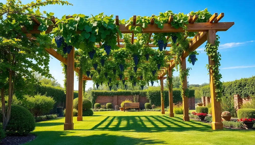 Pergola für Weintrauben: Die perfekte Rankhilfe für Ihren Garten