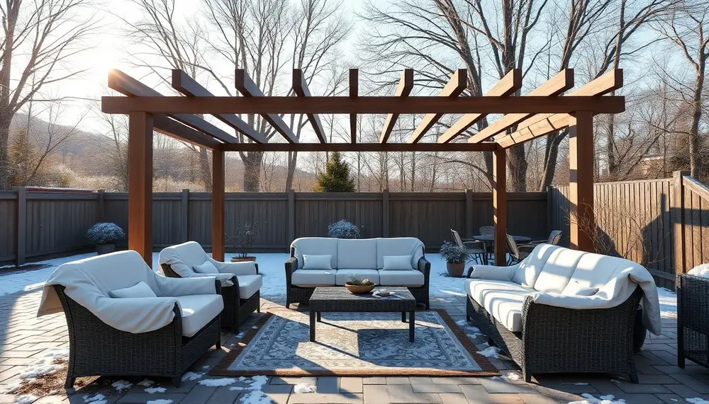 So machen Sie Ihre Pergola winterfest: Tipps und Tricks