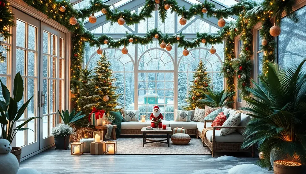 Wintergarten weihnachtlich dekorieren - Stimmungsvolle Ideen für die Festtage