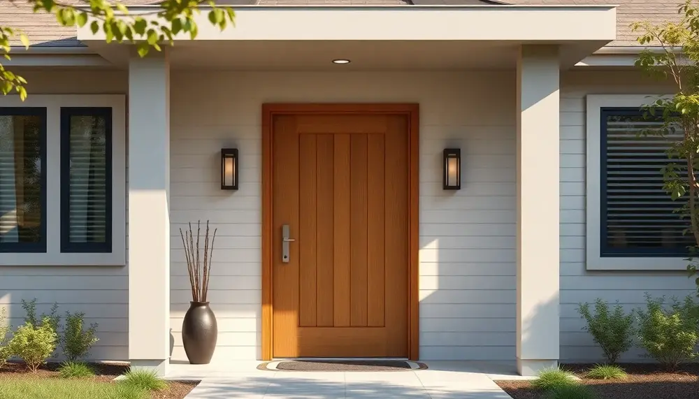 Zeitlose Schönheit in Holzoptik: Haustüren in Golden Oak